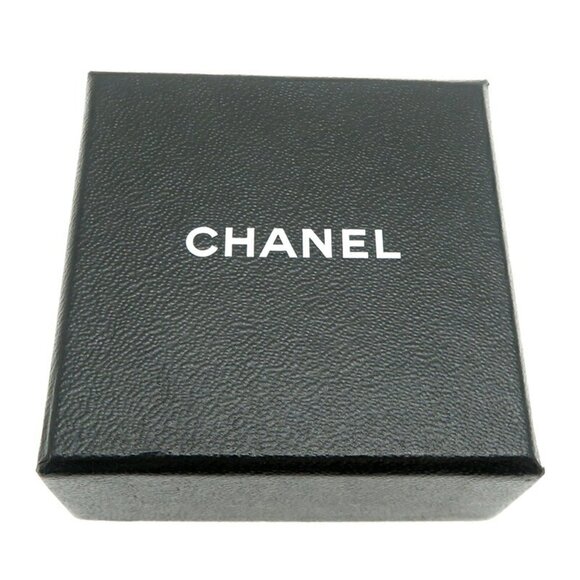 CHANEL Silver Logo Earrings - Picture 9 of 9